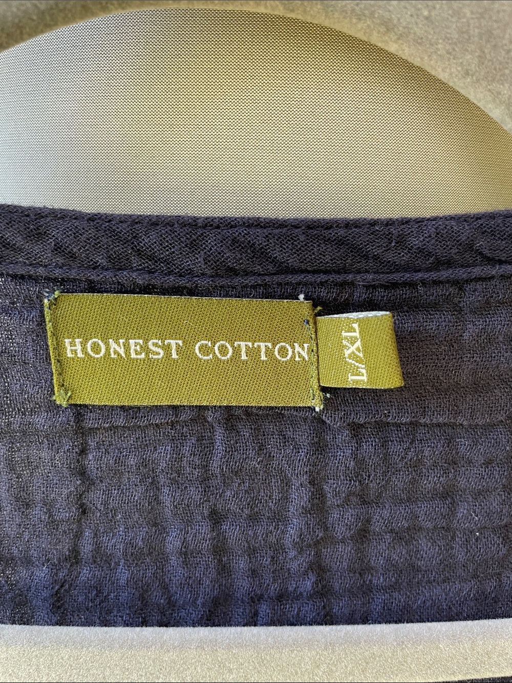 Honest Cotton Textured Top with Pockets - Picture 2 of 4